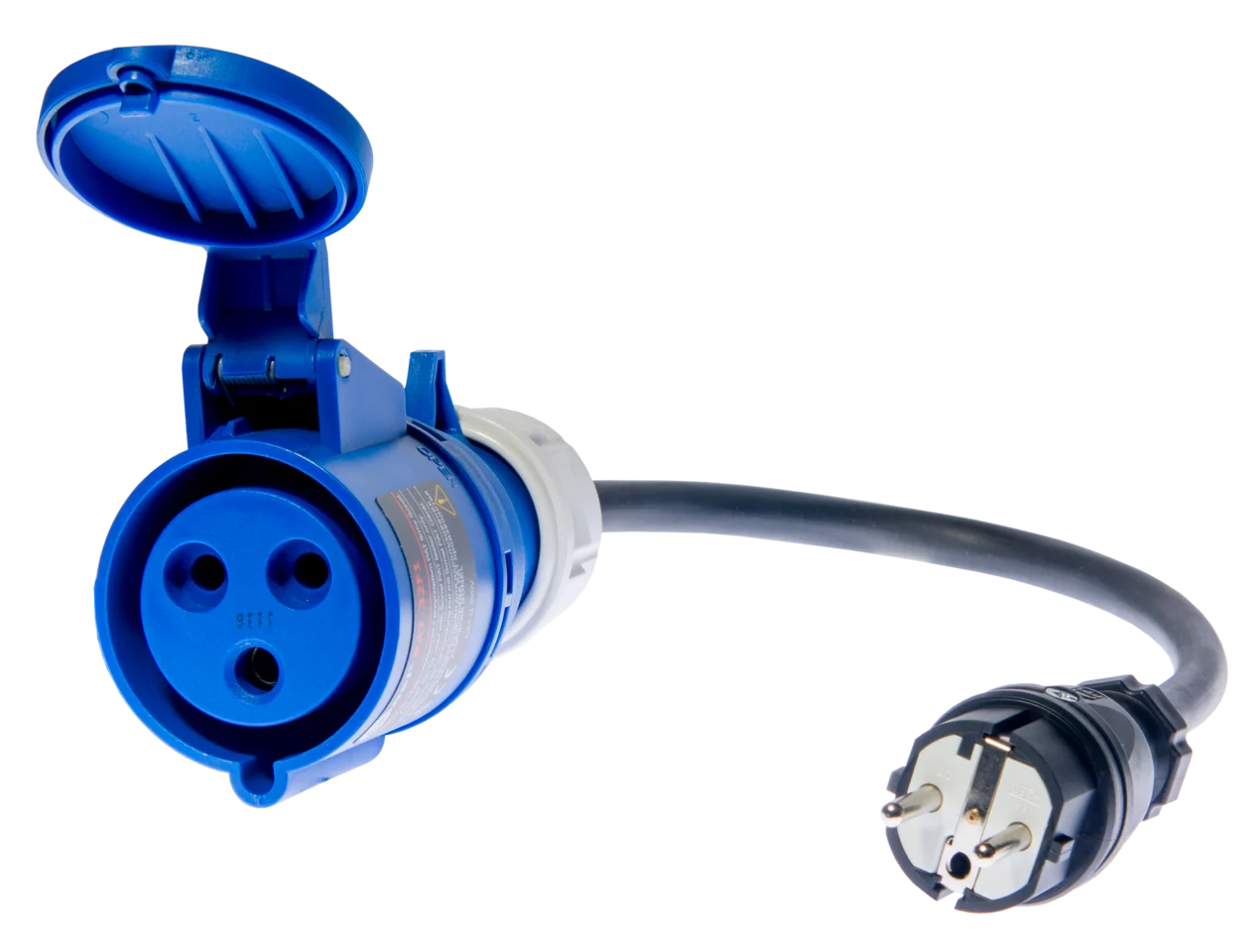 Adapter for industrial sockets 32A