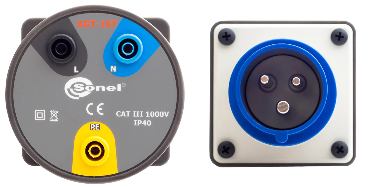 AGT-16T Industrial socket adapter 16 A