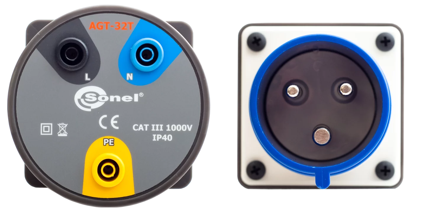 AGT-32T Industrial socket adapter 32 A