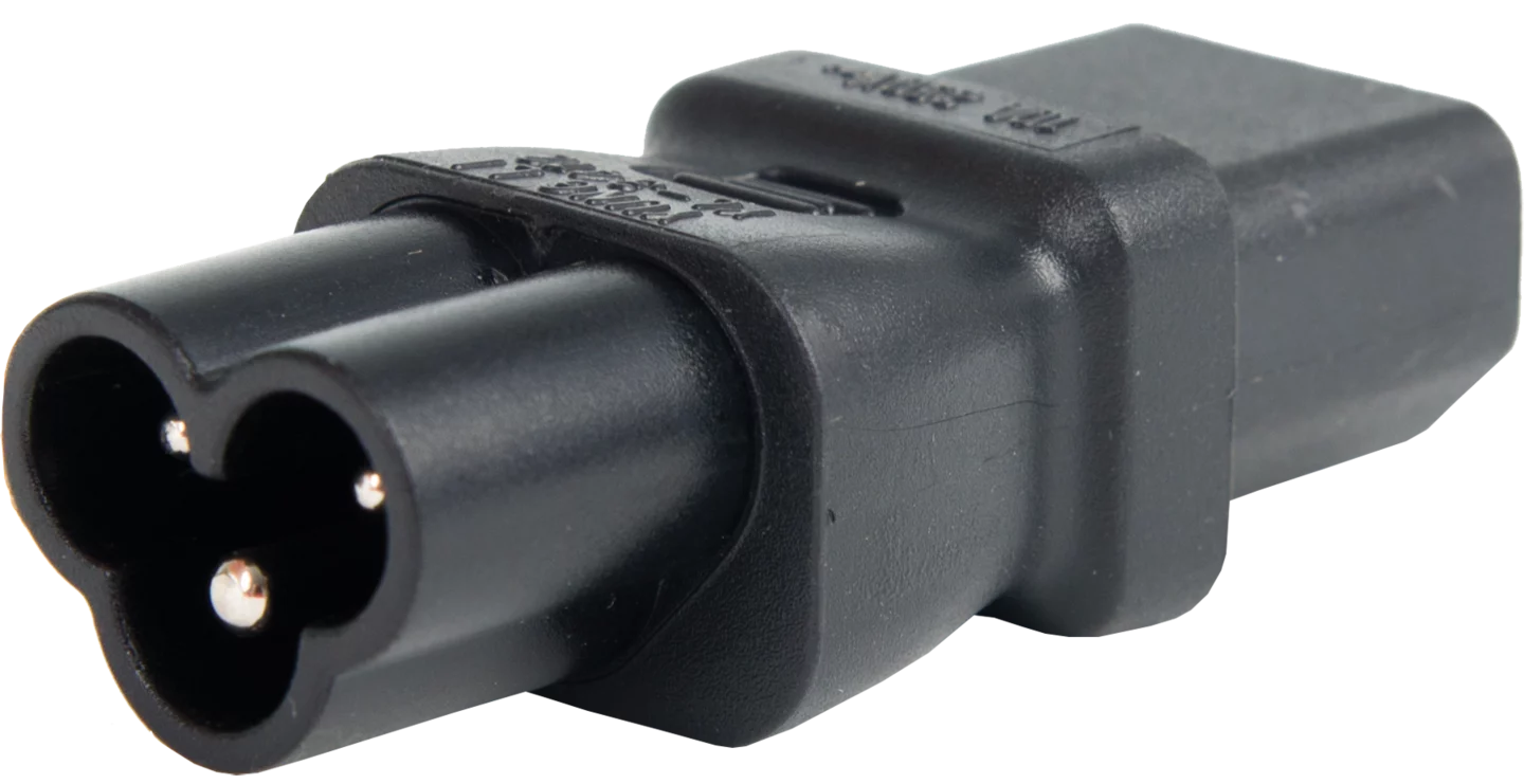 Adapter IEC 60320 C6 Plug to IEC 60320 C13 Connector Block