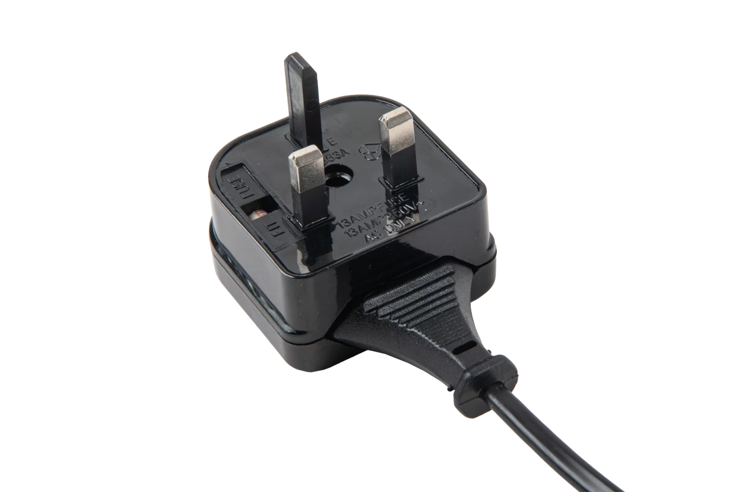 Travel adapter (UK version, 2-pin), EU (CEE 7/16) --> Type G (BS 1363)