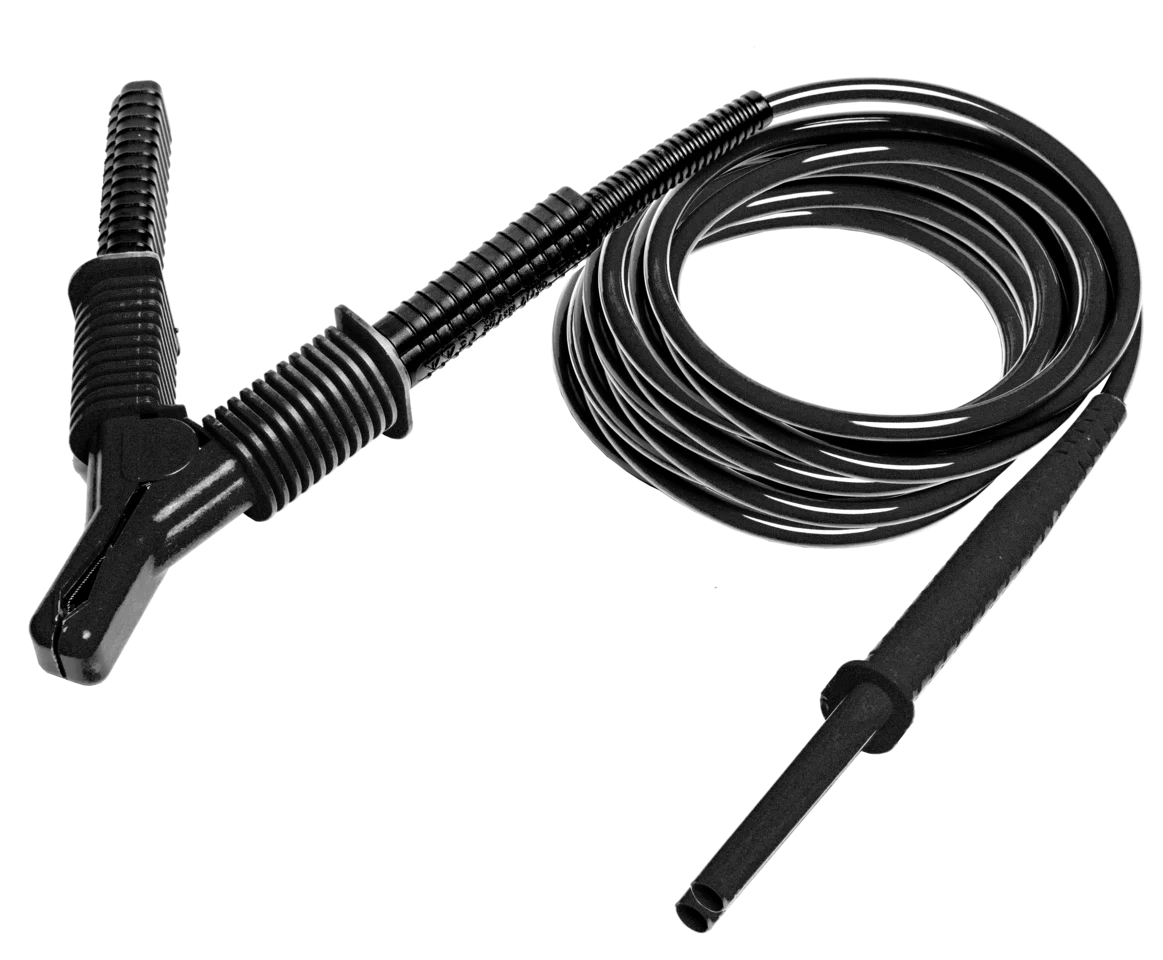 Copy of Test lead 3 m red 15 kV, CAT IV 1000V with crocodile clip