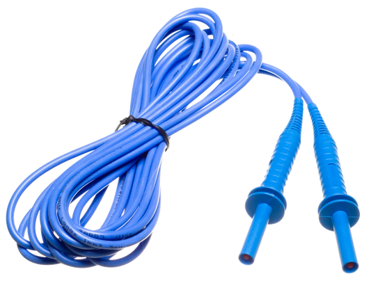 Test lead 5 m 5 kV (banana plugs) blue