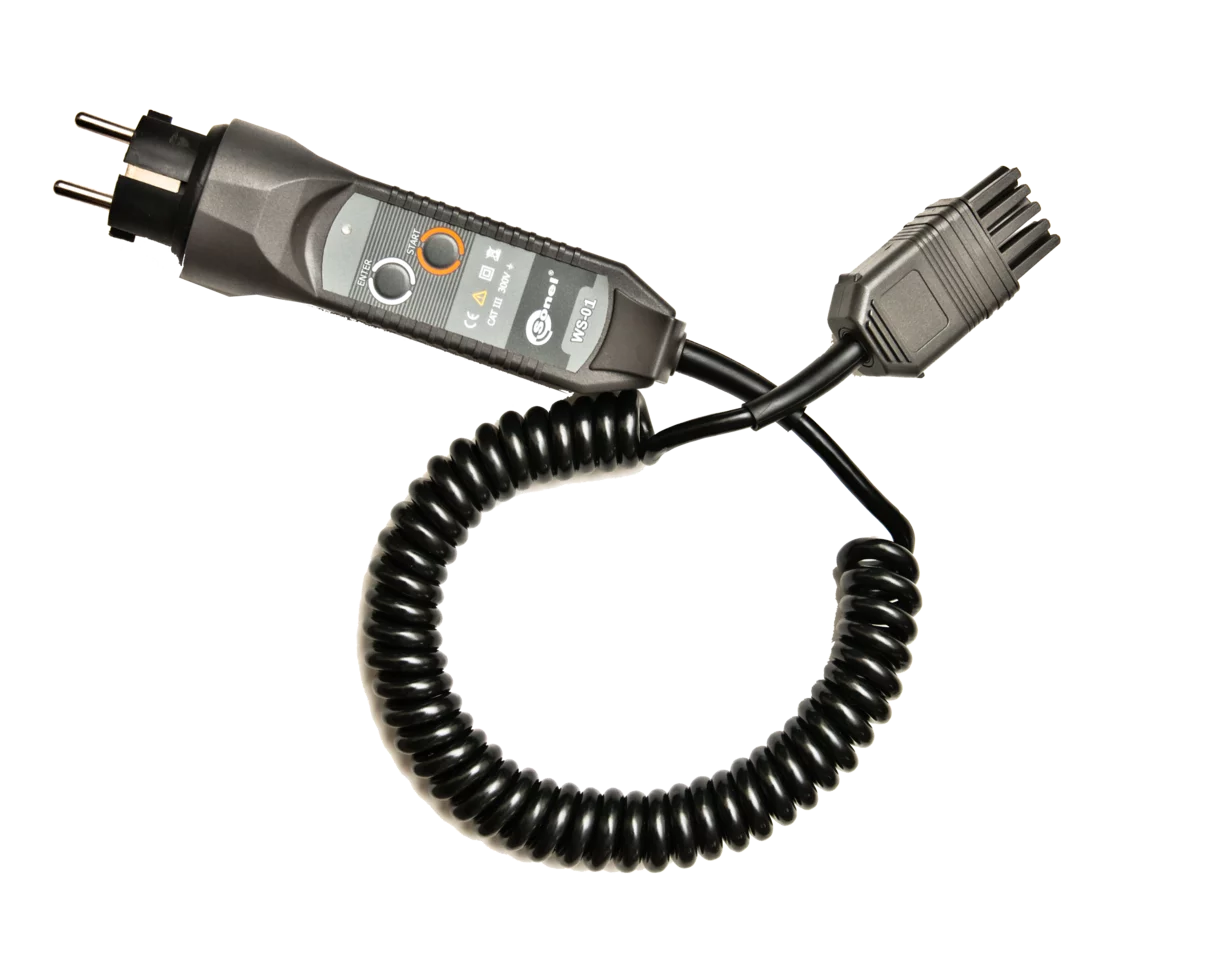 WS-01  Adapter with START button with UNI-SCHUKO plug