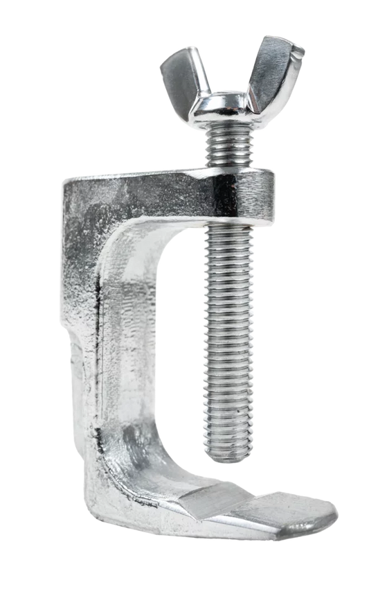 Cramp with banana socket