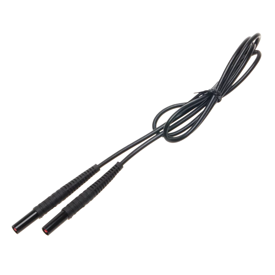 Test lead 1.2 m CAT III/1000V CAT IV/600V (2.5mm2/banana plugs) black