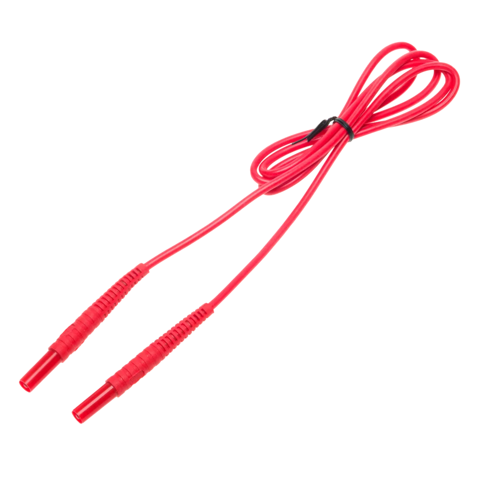 Test lead 1.2 m, 1 kV (2.5 mm2, banana plugs) red
