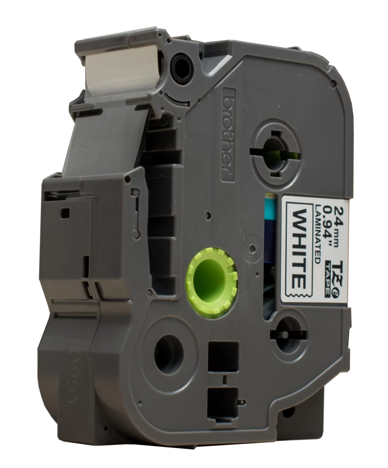 Label Roll – 24mm Black on White for D3 printer (BROTHER)