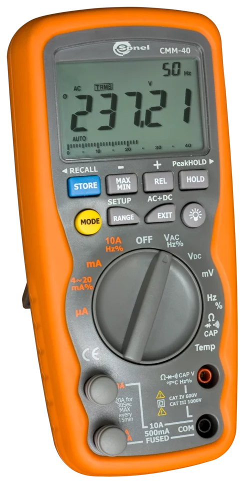 CMM-40 Multimeter CAT III/1000V TRMS AC/DC