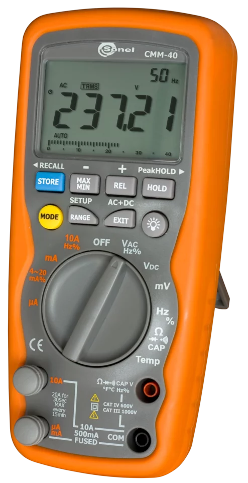 CMM-40 Multimeter CAT III/1000V TRMS AC/DC