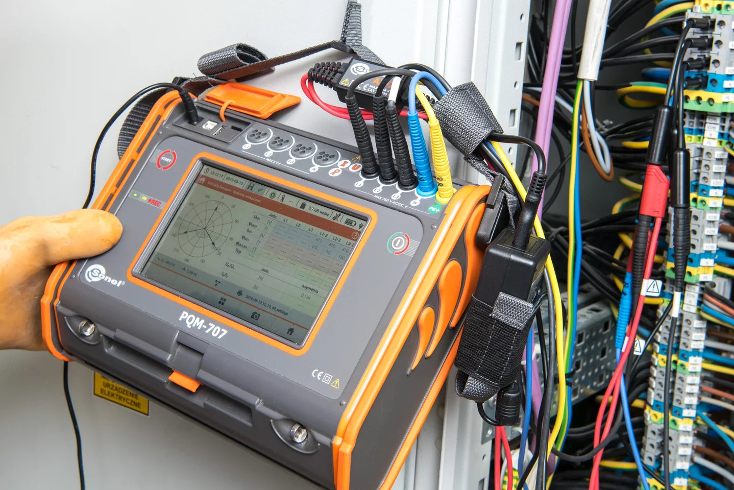 PQM-707 Power Quality Analyzer without clamps