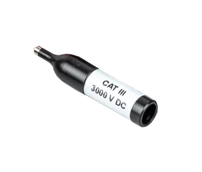 Pin probe 3 kV DC (banana socket) black