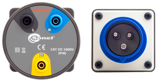 AGT-16T Industrial socket adapter 16 A