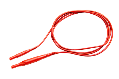 Test lead 2 m CAT IV 1000V (banana plugs, fused 10 A) red