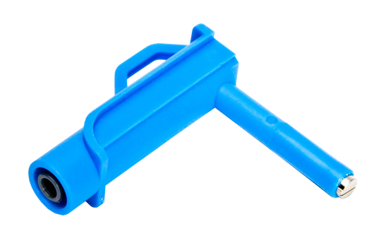 Magnetic voltage adapter, blue