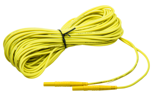 Test lead 20 m CAT III/1000V CAT IV/600V (banana plugs) yellow