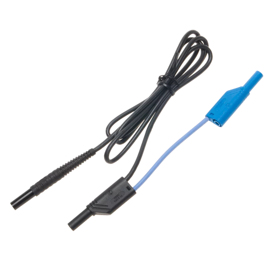 Test lead 1.2 m, 1 kV (banana plugs, shielded) black