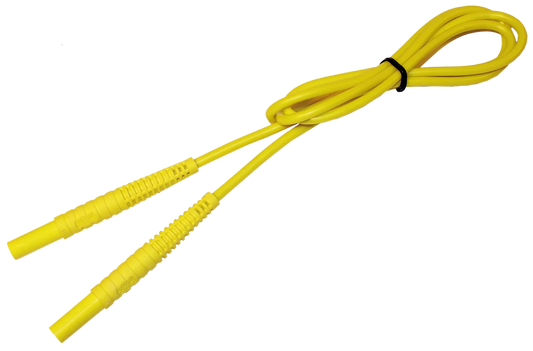 Test lead 1.2 m CAT III/1000V CAT IV/600V (banana plugs) yellow