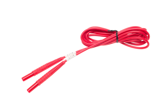 Test lead 2.2 m CAT III/1000V CAT IV/600V (banana plugs) red