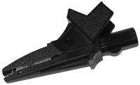 K-01  Crocodile clip, black, 1 kV, 20 A