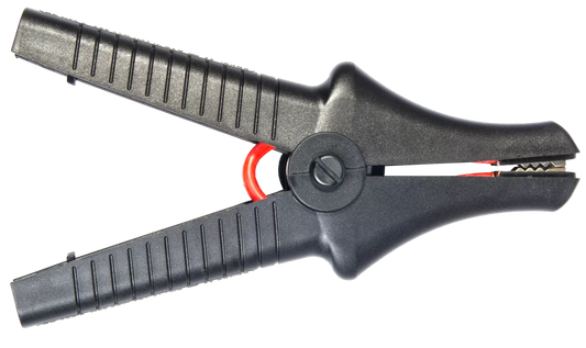 K-09  Crocodile clip, black, 11 kV, 32 A