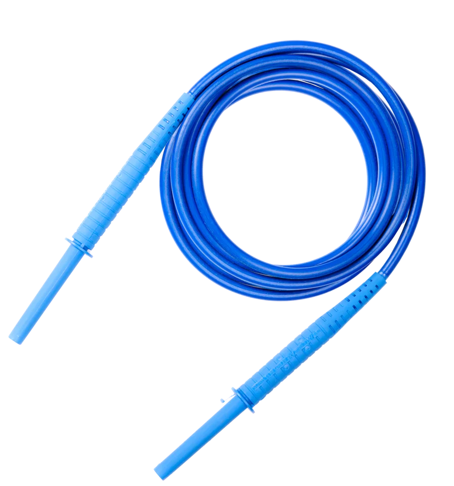 Test lead 3 m 11 kV (banana plugs) blue