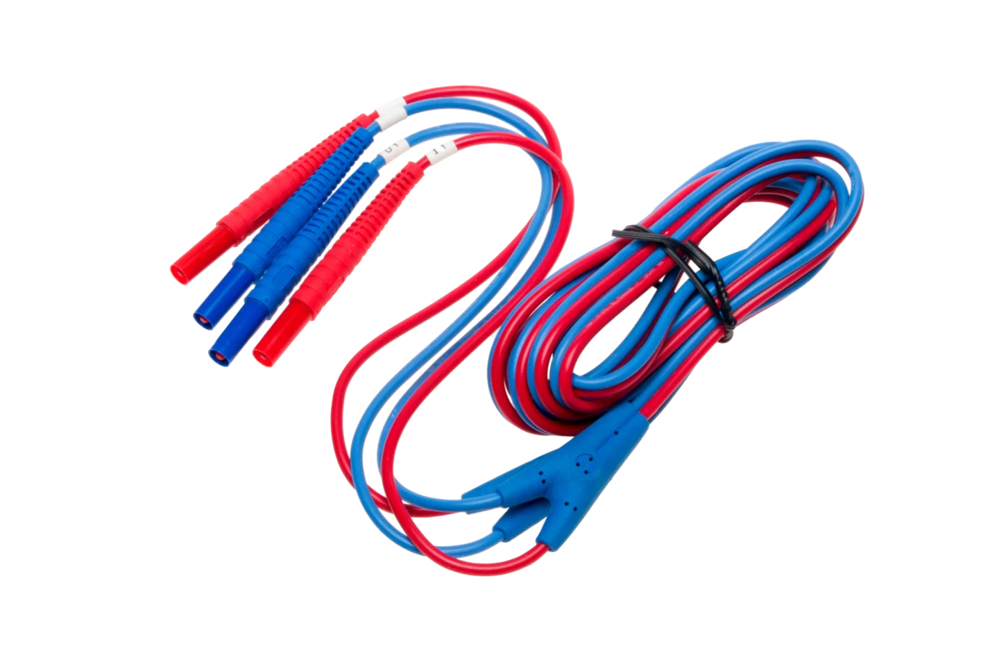 Doble-wire test lead 3 m CAT III/1000V CAT IV/600V (12 A / 32 A) U1/I1 ...