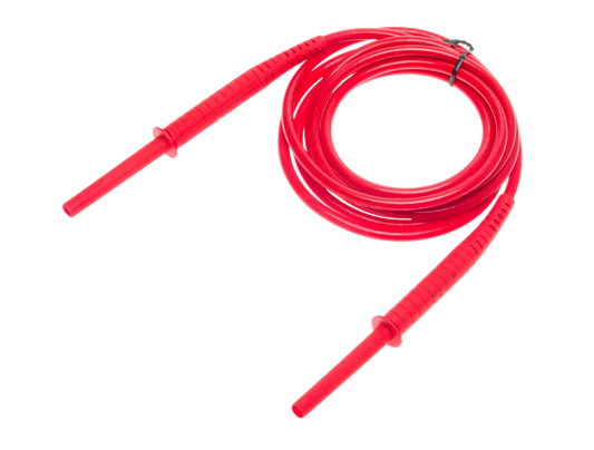 Test lead 3 m 11 kV (banana plugs) red