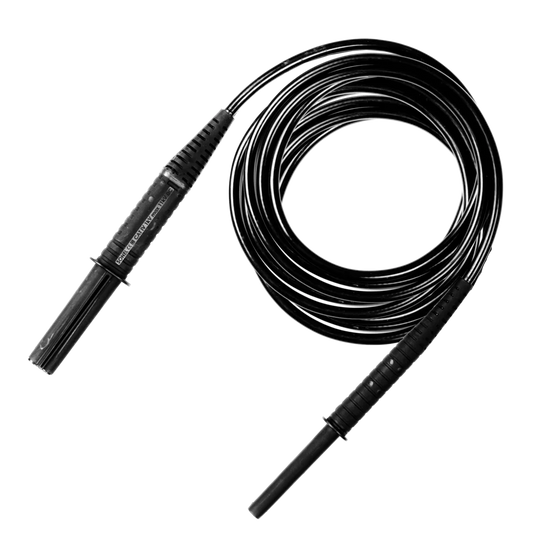 Test lead 10 m 11 kV (banana plugs, shielded) black/graphite
