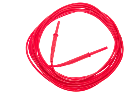 Test lead 10 m 11 kV (banana plugs) red