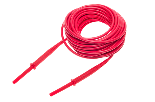 Test lead 15 m red 10 kV with banana plugs