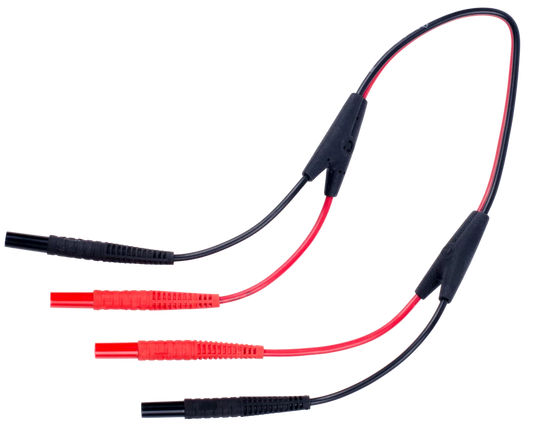 Double-wire test lead 0,6 m for TDR (banana plugs)