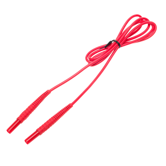 Test lead 1.2 m, 1 kV (2.5 mm2, banana plugs) red