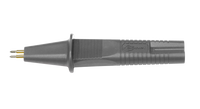 Double pin Kelvin probe with banana connector (thick pins)