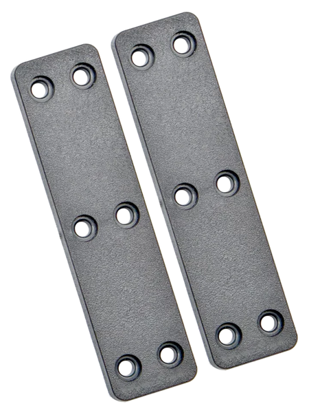 Plates for pole mounting