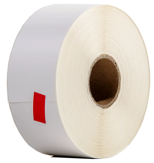 Label Roll – Black on White for D2 printer SATO (with glue)