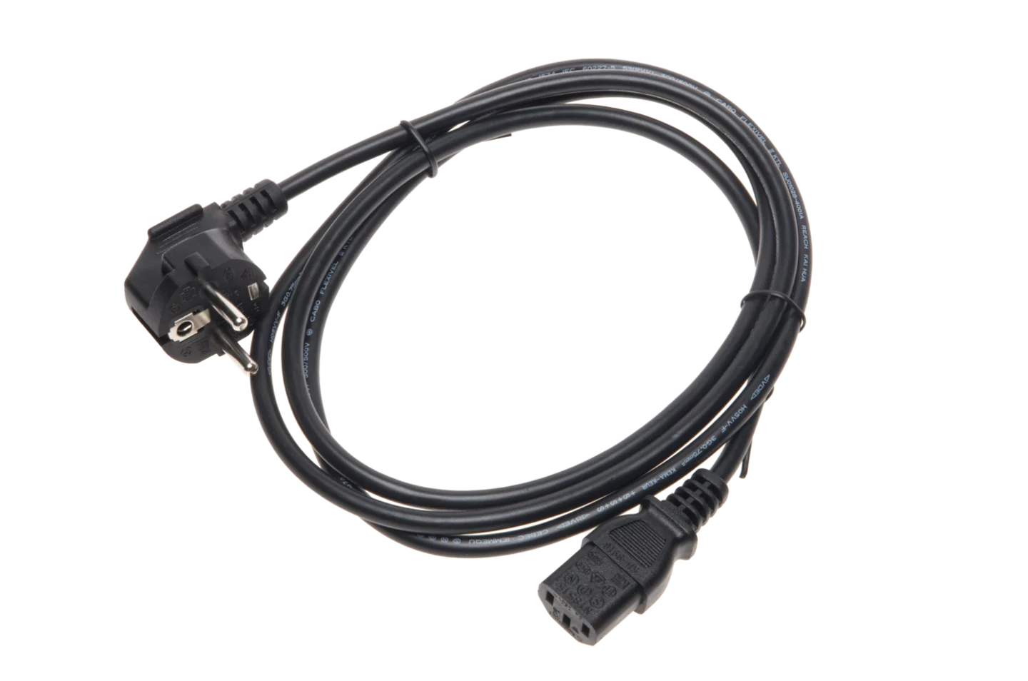 Mains power cable 230 V (IEC C13 plug)