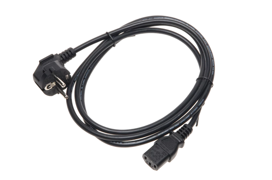 Mains power cable 230 V (IEC C13 plug)