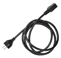 Mains power cable Uni-Schuko / IEC C19 plug