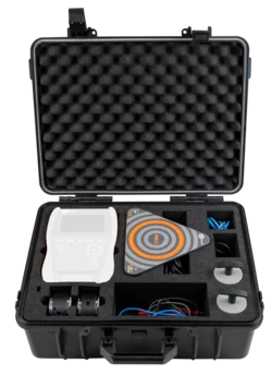 Kit for measuring resistance in zones with ESD protection