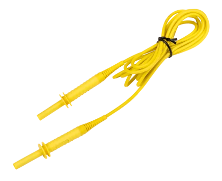 Test lead 3 m CAT III 1500 V (banana plugs) yellow