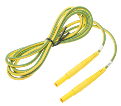 Test lead 2.2 m CAT III/1000V CAT IV/600V (banana plugs) yellow / gre