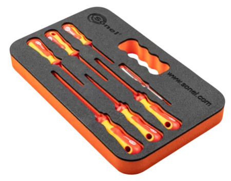 Screwdriver set 6-pieces + voltage tester