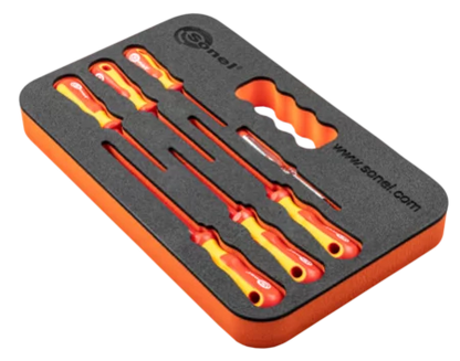 Screwdriver set 6-pieces + voltage tester