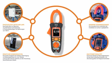 CMP-1015-PV PRO Professional clamp meter for PV