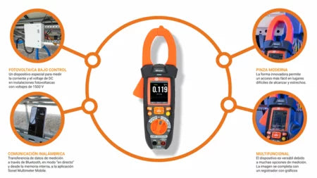 CMP-1015-PV PRO Professional clamp meter for PV
